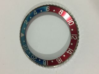 1960 Vintage Rolex GMT - Master ref.  1675 fat Pepsi bezel and insert set font 6