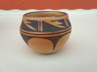 Vintage Native American Pueblo Pottery Bowls - Set of 2 - Hopi? 10