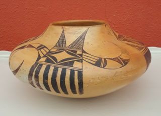 Vintage Native American Pueblo Pottery Bowls - Set of 2 - Hopi? 4