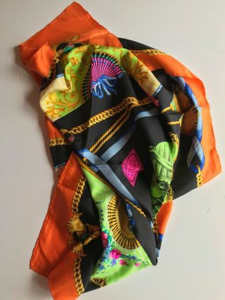 ATELIER VERSACE VINTAGE SILK SCARF 7