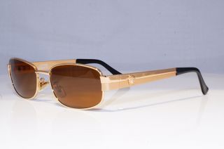 GIANNI VERSACE Mens Vintage 1990 Designer Sunglasses Gold X34 30 20064 NOS 9