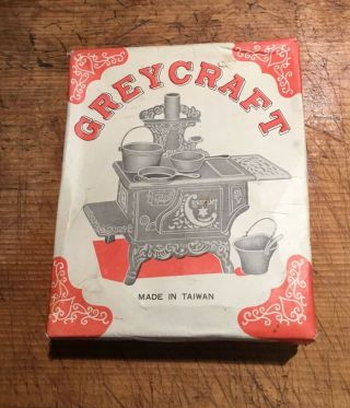 Vintage Boxed Set Of Greycraft 5 Piece Child 