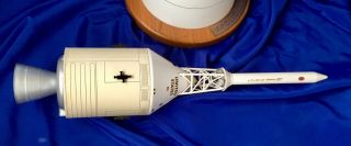 RARE NASA Walter J.  Hyatt Apollo Rocket Command Module Model w/ Escape Tower 5