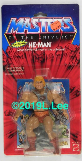 Mattel Toys Motu He - Man Masters Of The Universe The He - Man Moc Rare