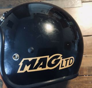 Vintage Bell Mag Ltd Open Face Motorcycle Helmet