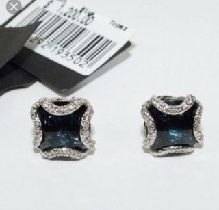 Rare John Hardy London Blue Topaz Diamond Batu Chain Sterling Silver Jewelry Set 4