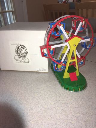 Collectible Ms 239 Ferris Wheel Wind - Up Tin Toy W/ No Key Box