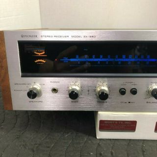 PIONEER SX - 990 VINTAGE STEREO RECEIVER - SERVICED - CLEANED - 2