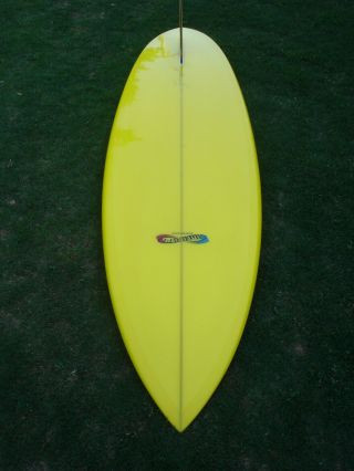 Vintage surfboard by Infinity Surfboards and shaped by Gary Lidden 10
