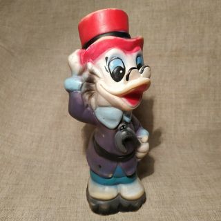 Vintage Rare rubber toy - Scrooge McDuck Uncle Scrooge - 8 in - Disney Doll 2