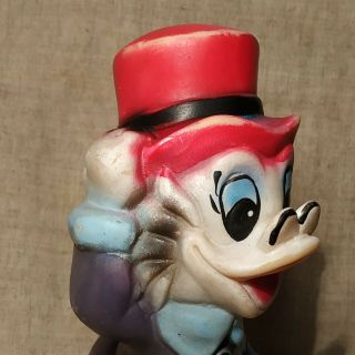 Vintage Rare rubber toy - Scrooge McDuck Uncle Scrooge - 8 in - Disney Doll 4