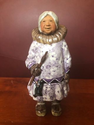 C.  Alan Johnson Alaskan Figurine,  1962 " Rachel " Vintage