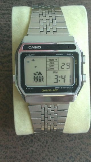 Casio Gm 401 Game Rare Black Edition Nos - Vintage Module 245 Pyramid Game