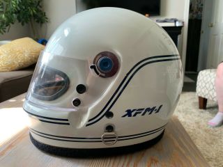 Vintage 1979 Bell Xfm - 1 Indy Racing Helmet