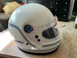 Vintage 1979 BELL XFM - 1 Indy Racing Helmet 2