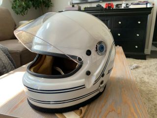 Vintage 1979 BELL XFM - 1 Indy Racing Helmet 3