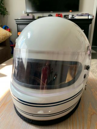 Vintage 1979 BELL XFM - 1 Indy Racing Helmet 6