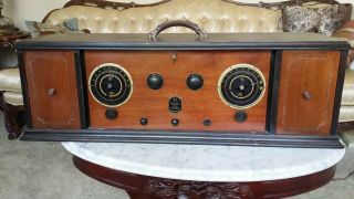 Vintage 1924 Rca Radiola - Heterodyne Tube Radio Ar 812 Second Harmonic