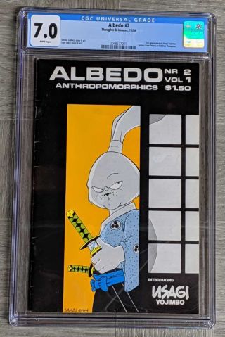 Albedo 2 Cgc 7.  0 Thoughts & Images 1984 1st Usagi Yojimbo Very Rare Key Issue
