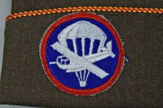 WWII U.  S.  AIRBORNE OVERSEAS CAP w/ORDINANCE CORPS PIPING 2
