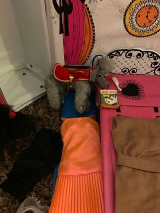 Vintage Barbie and Stacey Sleep ' n Keep case w/ 4 dolls,  clothes,  & accessories 9