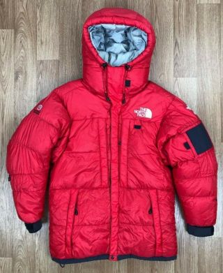 Vintage The North Face Mens 800 Himalayan Parka | Dryloft Puffer | Small Red