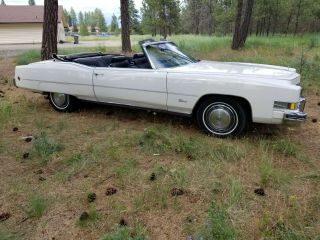 1973 Cadillac Eldorado More picture In item description rare white/black 5