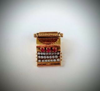 14k Gold Typewriter 