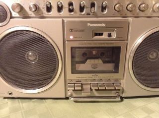 Panasonic RX - 5500 AM - FM Stereo Cassette Vintage Boombox 11