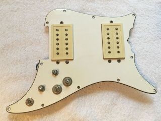 Vintage Fender Lead Iii White Loaded Pickguard W/pickups - Complete,  Ultra - Rare