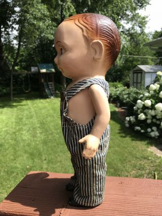 Vintage Buddy Lee Doll Engineer Railroad Overalls Very 6