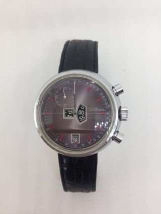Extremely Rare,  Stunning Nos,  Waltham Automatic Jump Hour Chronograph,  1970s