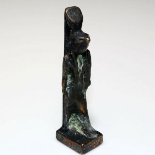 Scarce - Circa 1000 - 500 Bc Egyptian Bronze Horus Statue - Intact