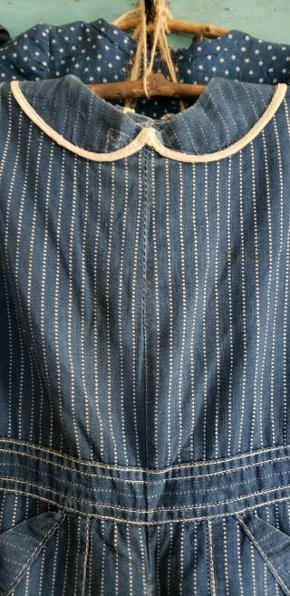 Antique Stifel Wabash Denim Child ' s 