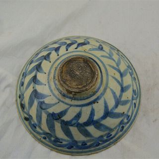 Chinese ancient antique hand make Ceramic blue and white bowl a17 2