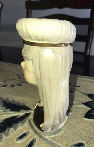 EXTREMELY RARE TEEN HEAD VASE.  7”TALL.  A REAL BEAUTY 2