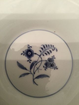 Rare Royal Copenhagen Blue Full Lace Dish With Cherubs 8