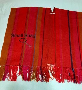 Vintage Alice Kagawa Parrott Hand Woven Wool Fine Art Shawl Santa Fe NM 11