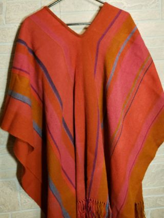 Vintage Alice Kagawa Parrott Hand Woven Wool Fine Art Shawl Santa Fe NM 7
