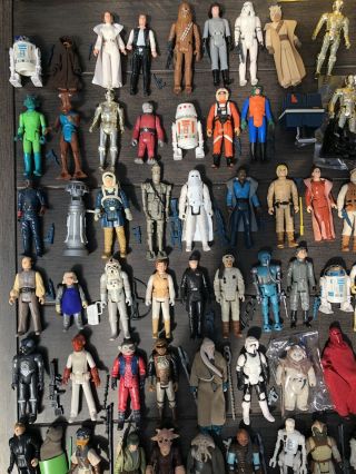 142 Figures Vintage Star Wars First 12/77 & Last 17 Near Complete Run Ships WOW 3