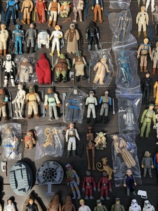 142 Figures Vintage Star Wars First 12/77 & Last 17 Near Complete Run Ships WOW 5