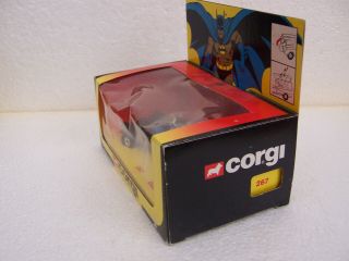 CORGI 267 BATMOBILE - VERY RARE VARIATION - VERY RARE BOX - - MIB 6