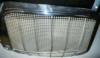 Vintage 1960 ' s front grill for Mercedes Benz with Star & Emblem 3