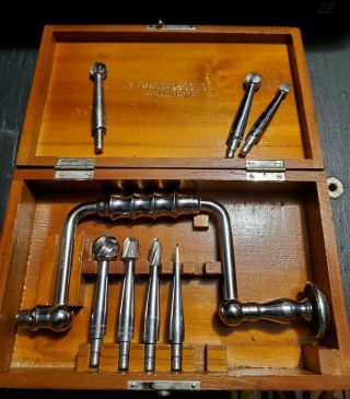 Vintage Medical Surgical Tool Kit Set Drill Bits Pilling Phila V.  Mueller Lentz