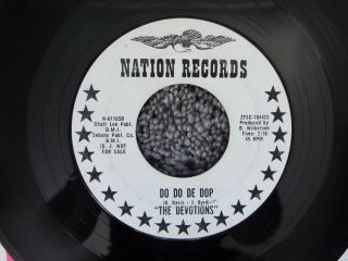 Ultra Rare Northern Soul - Nation 61165 - The Devotions - Do Do De Dop - Dj Promo - 45