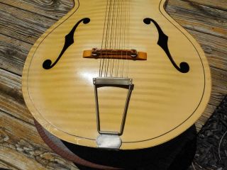 Vintage Kay Archtop Acoustic Guitar With Case Relic 5