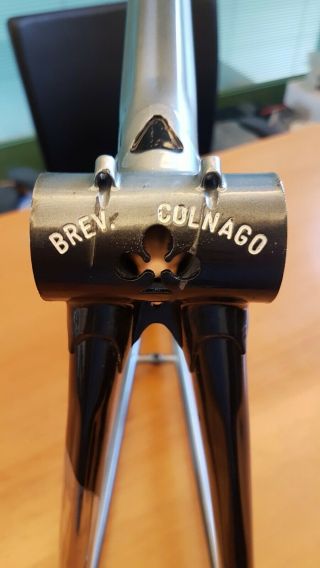 rare COLNAGO ARABESQUE REGAL 1 vintage italian steel road frameset 54 11