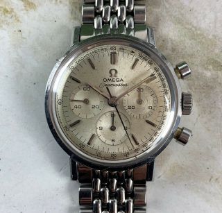 Vintage Omega Seasmaster Chronograph Cal.  321 Ref.  105.  005 - 65 Omega Braceclet Nr