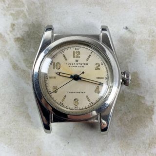 Vintage Rolex Oyster Perpetual Bubbleback Steel Wristwatch Ref.  2940 Nr