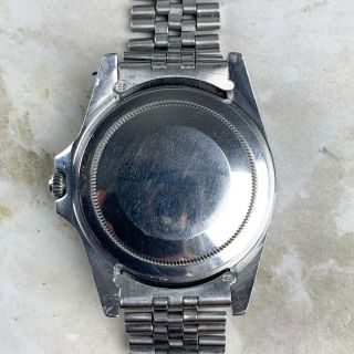 Vintage Rolex GMT - Master MK1 Long E Wristwatch Ref.  1675 Fuscia Bezel FULL SET 8